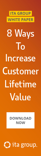 ad for white paper on ways to increase customer lifetime value