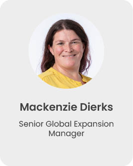 Mackenzie Dierks, Senior Global Expansion Manager