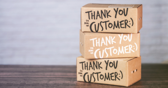 Customer appreciation paves the way to them loving you. 