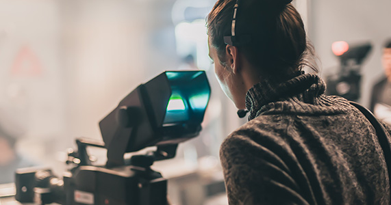 cinematic production at an event