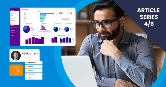 collage of customer loyalty data