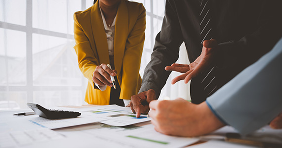 event planner strategy meeting