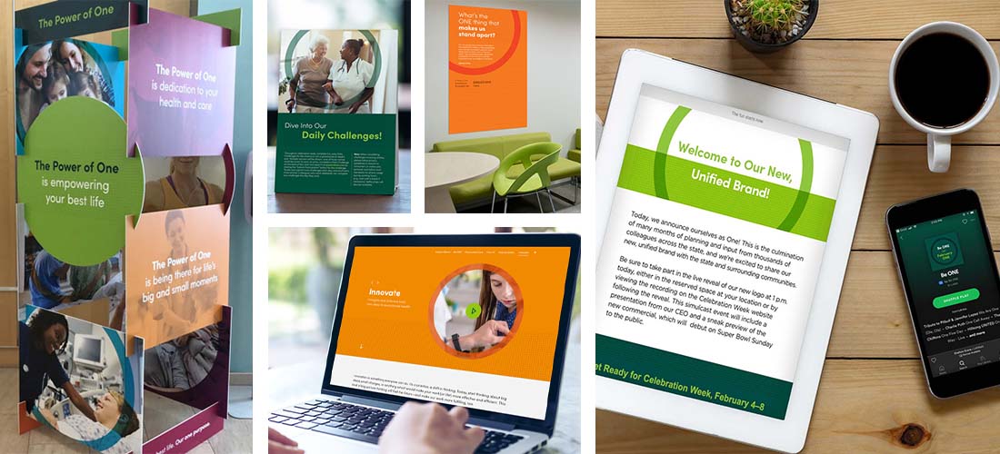 examples of employer branding signage and communications