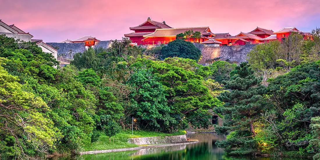 View of incentive travel destination Okinawa, Japan