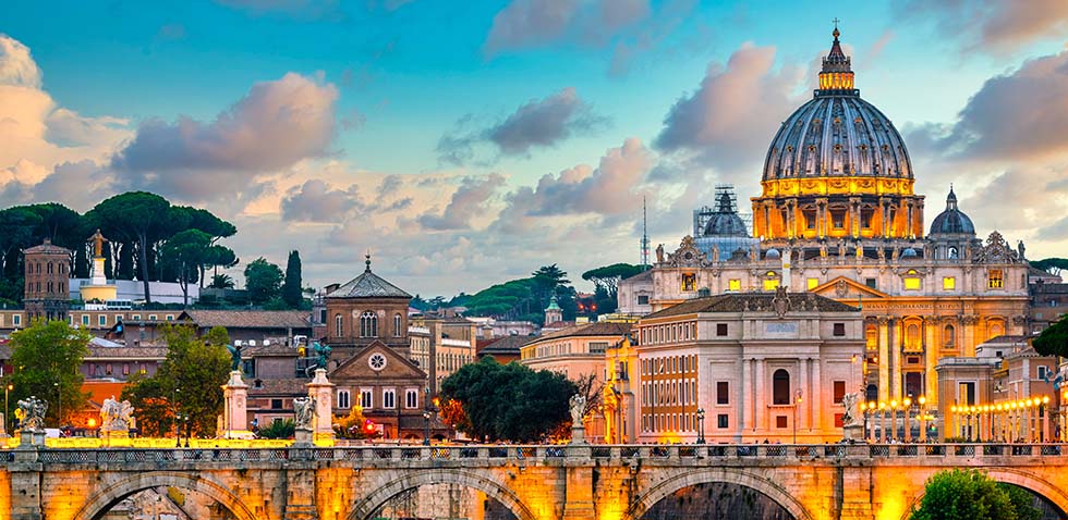St. Peter's Basilica in Rome, Italy