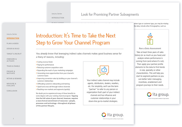 Guide to formalize your channel partner program - ITA Group