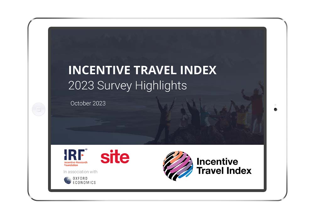 Incentive travel index.