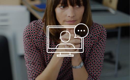 disengaged employee at her desk