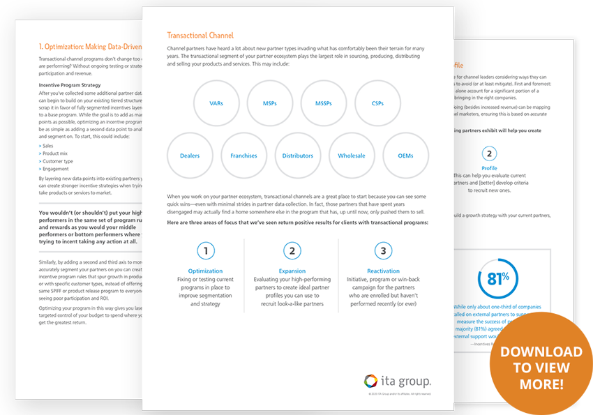 3 Ways To Optimize Channel Partner Programs - ITA Group