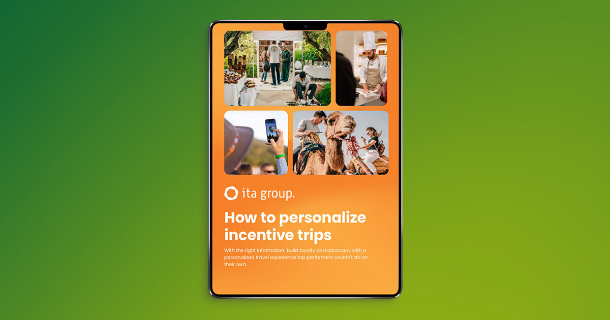 Personalize Incentive Trips with Attendee Data | ITA Group