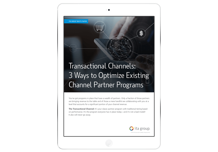 Optimize existing channel partner programs.